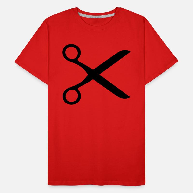 Scissors Men's Premium Organic T-Shirt