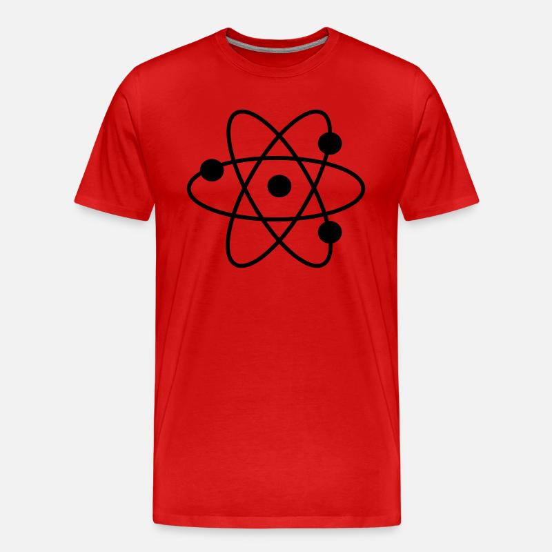 science - Männer Premium Bio T-Shirt - Rot