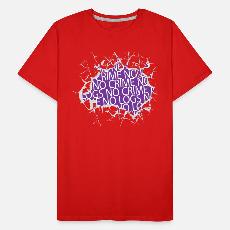 Analyste Hacker anonyme crypter mais je le fais T-shirt bio Premium Homme