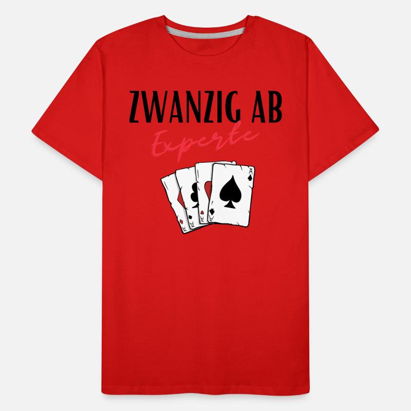 Zwanzig ab Experte Männer Premium Bio T-Shirt
