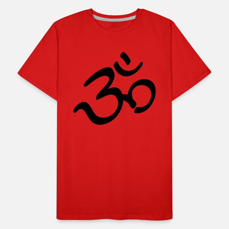 Devanagari Om Männer Premium Bio T-Shirt