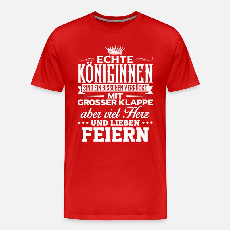 FEIERN - liebe - Männer Premium Bio T-Shirt - Rot