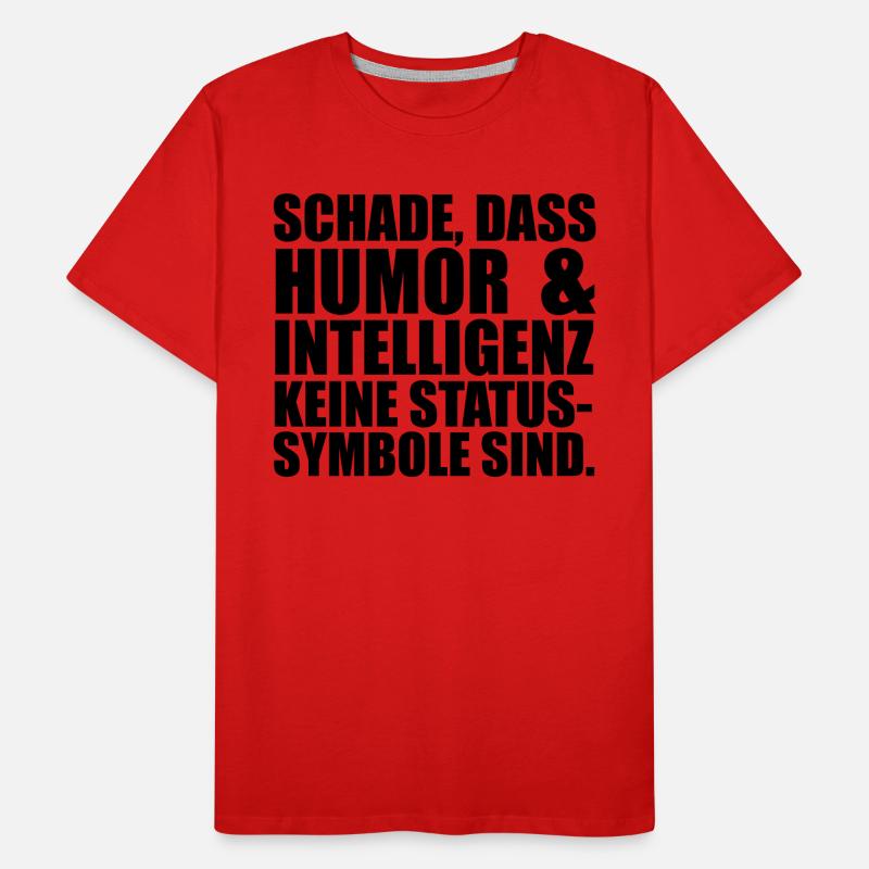 Intelligenz Statussysmbol Männer Premium Bio T-Shirt