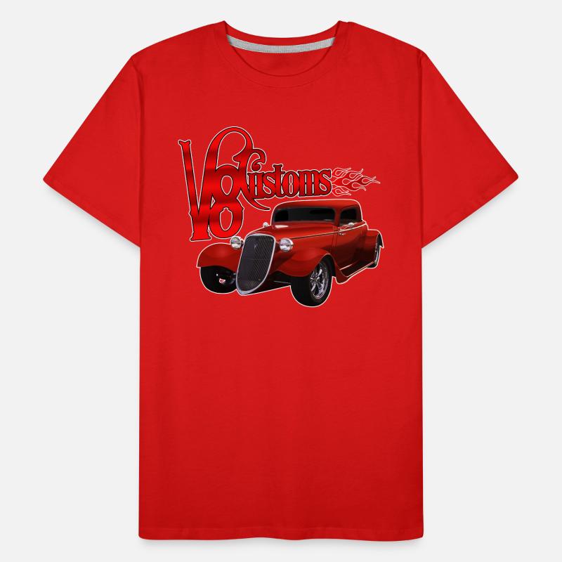 V8 Customs Men's Premium Organic T-Shirt