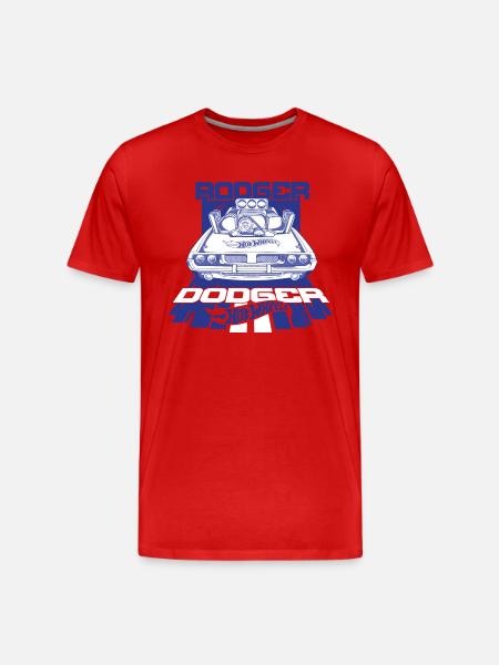 Hot Wheels Rodger Dodger - T-shirt bio Premium Homme - rouge