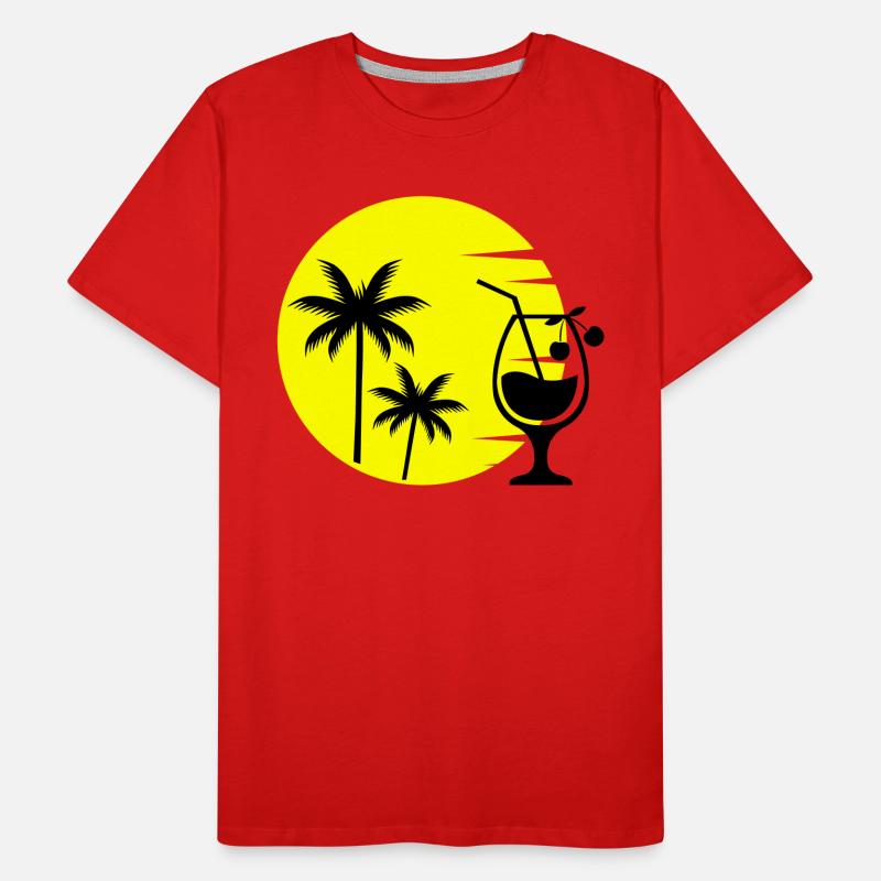 Cocktail Sunset T-shirt bio Premium Homme
