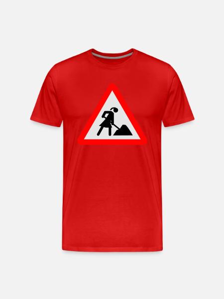 chantier - T-shirt bio Premium Homme - rouge