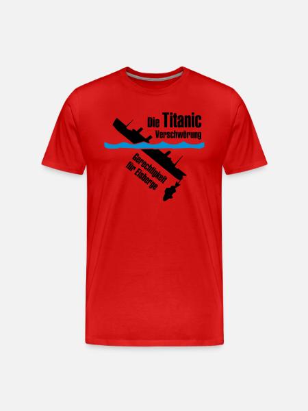 Titanic - Men's Premium Organic T-Shirt - red