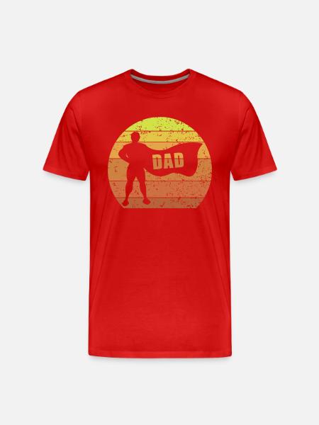 Super Dad - Men's Premium Organic T-Shirt - red