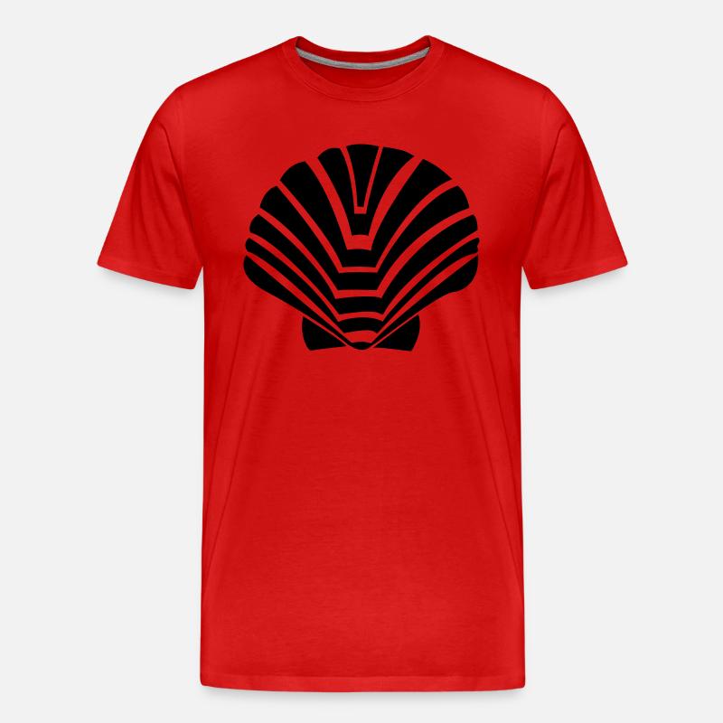 Heiliger Jacques - Männer Premium Bio T-Shirt - Rot