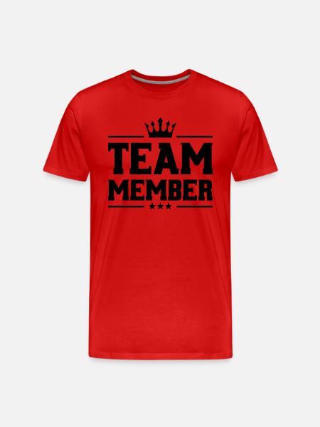 Team Member Krone - Men's Premium Organic T-Shirt - red