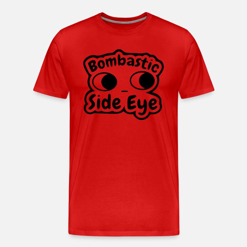 bombastischer Seitenblick - Männer Premium Bio T-Shirt - Rot
