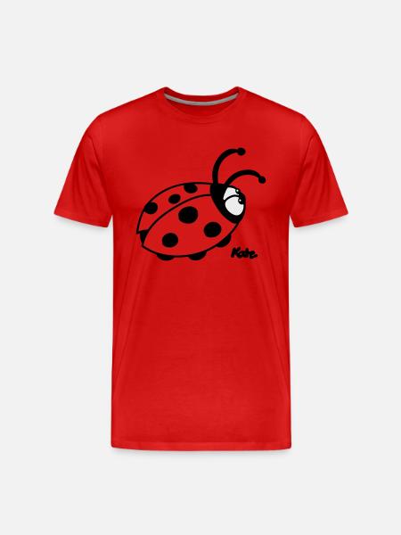 Marienkäfer (c) - Men's Premium Organic T-Shirt - red