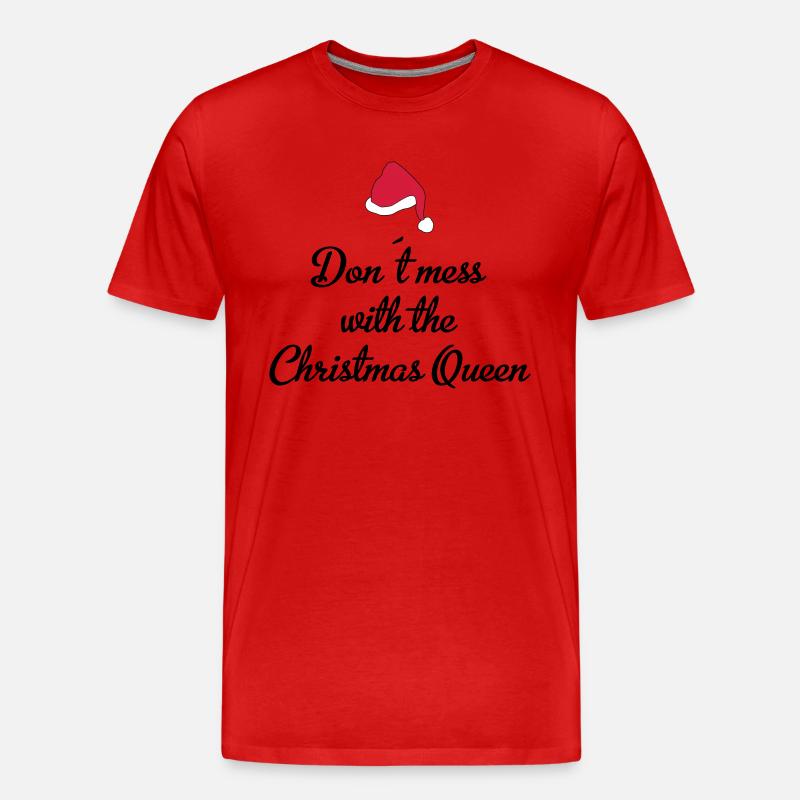 Weihnachten - Männer Premium Bio T-Shirt - Rot