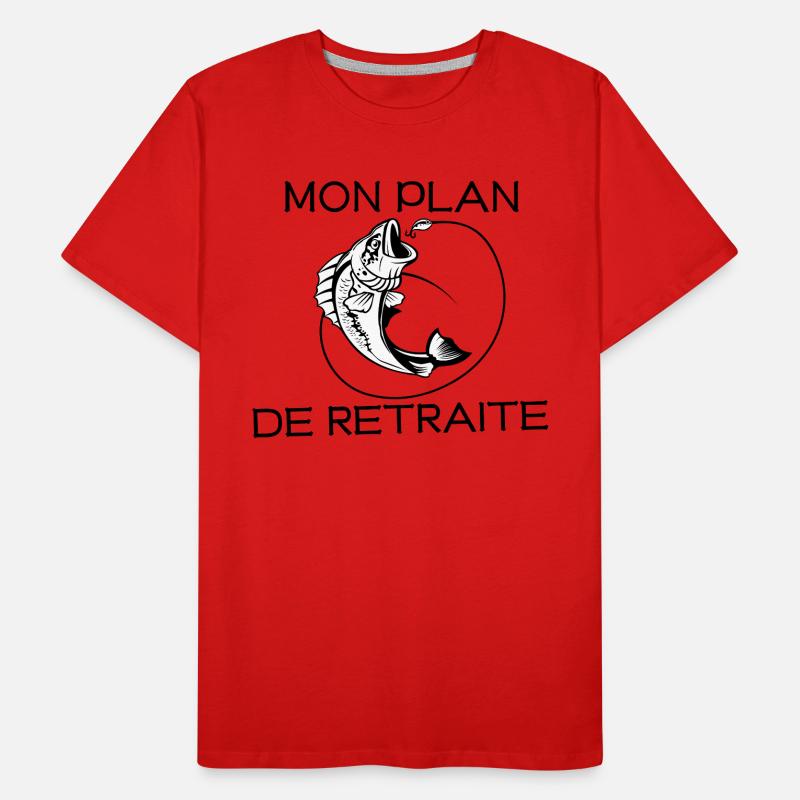 MON PLAN DE RETRAITE T-shirt bio Premium Homme