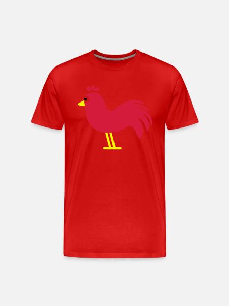 hahn_f3 - Men's Premium Organic T-Shirt - red