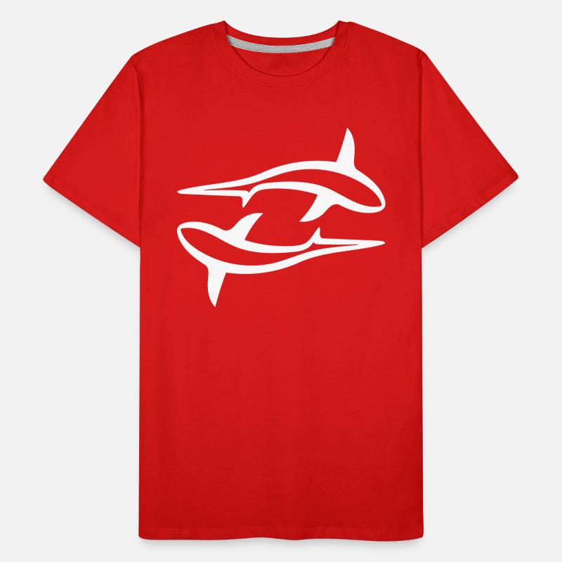 Two fish Men's Premium Organic T-Shirt