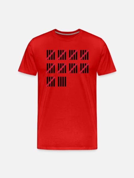 49th Birthday - Men's Premium Organic T-Shirt - red