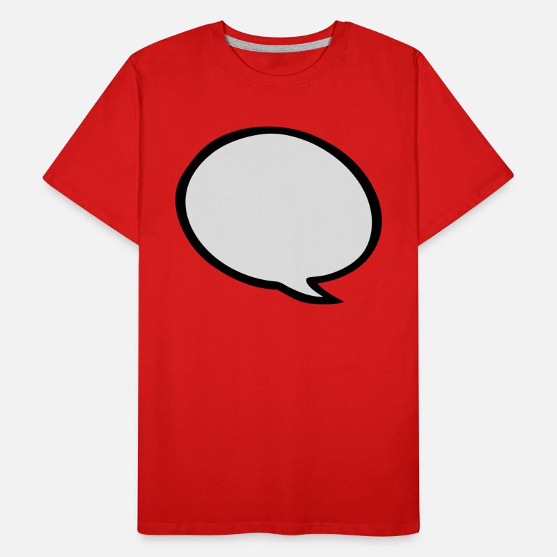 speech bubble T-shirt bio Premium Homme