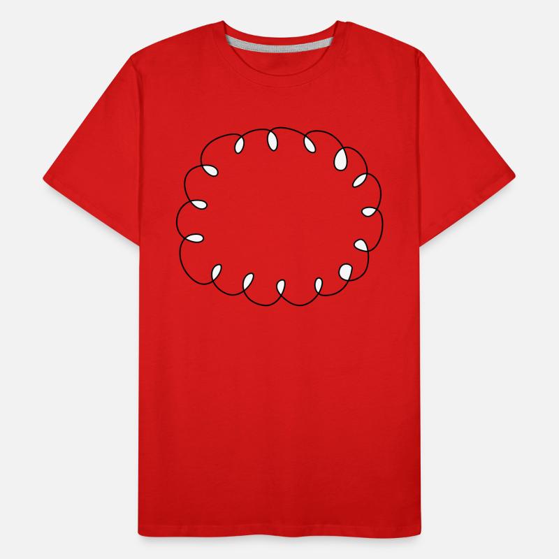 Squiggle speech bubble Men's Premium Organic T-Shirt