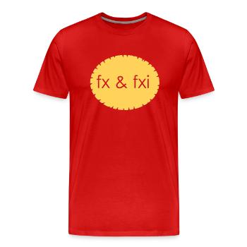 fix foxi - Men's Premium Organic T-Shirt - red - Front - Damien (186cm)