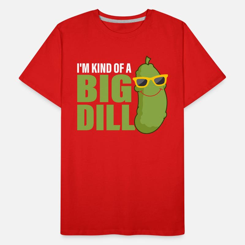 Je suis un peu un gros concombre cornichon à l’aneth T-shirt bio Premium Homme