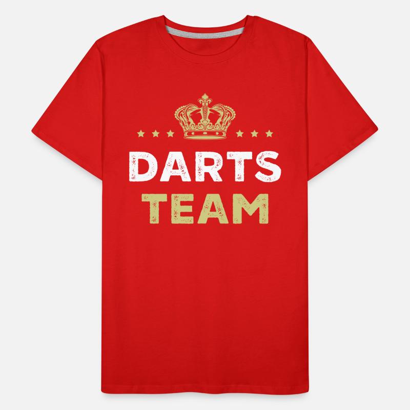 Équipe de fléchettes T-shirt bio Premium Homme