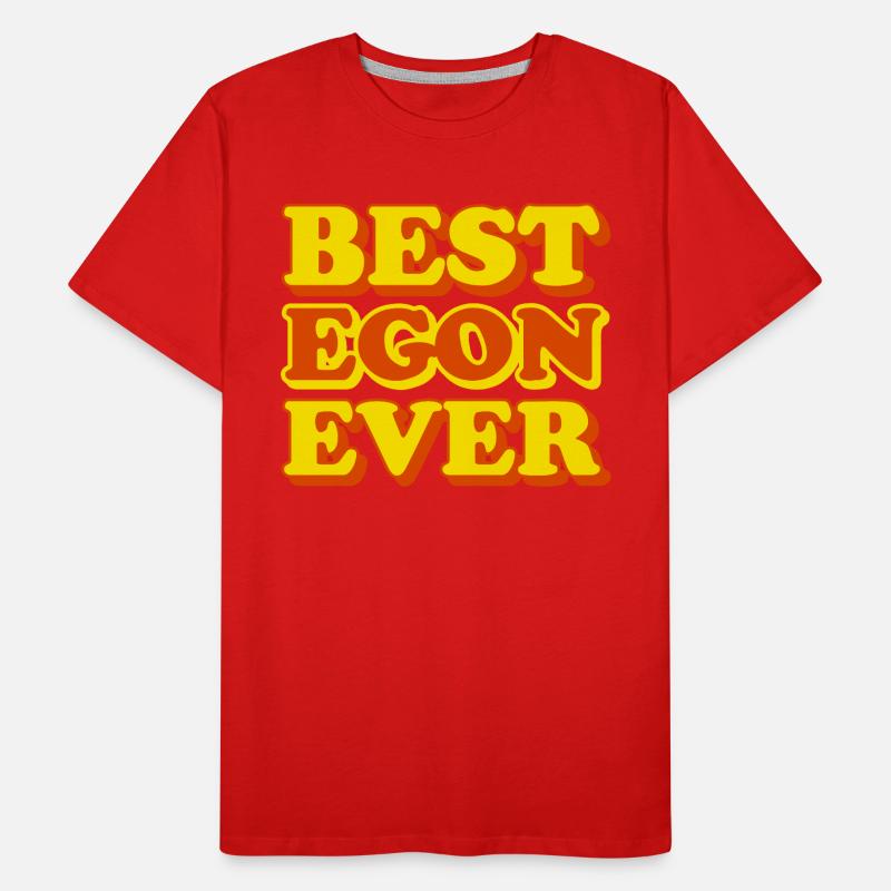 Egon First Name Funny Gift Men's Premium Organic T-Shirt