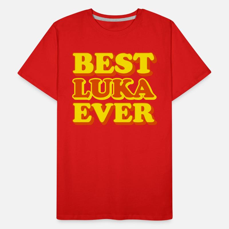 Luka first name funny gift Men's Premium Organic T-Shirt