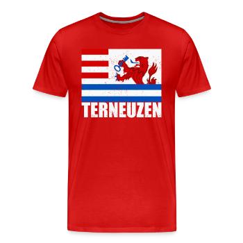Niederlande Amsterdam Holzschuh Urlaub Reise - Männer Premium Bio T-Shirt - Rot - Vorne - Damien (186cm)