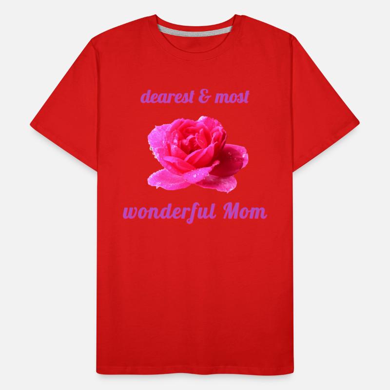 Muttertag Mutter Mama Männer Premium Bio T-Shirt