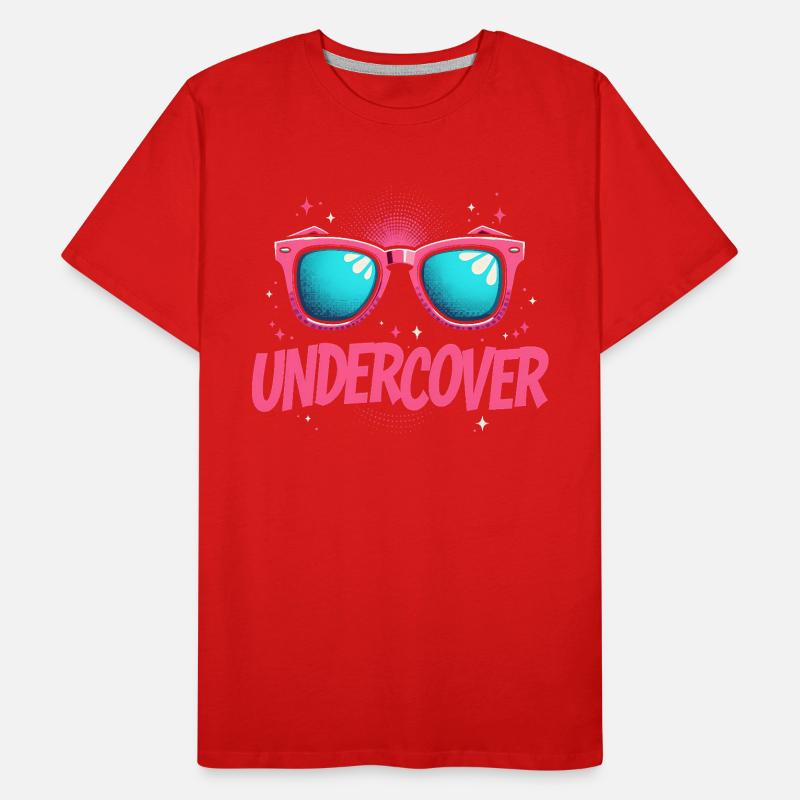 Discours sous couverture - Conception de lunettes de soleil T-shirt bio Premium Homme