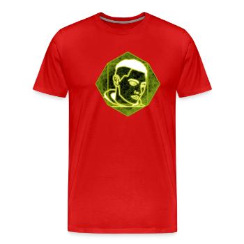 Design Jinko Variant - T-shirt bio Premium Homme - rouge - Devant - Damien (186cm)