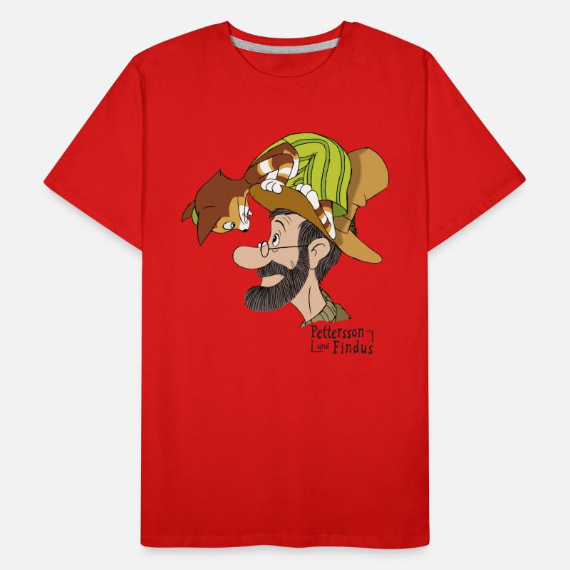 Pettersson and Findus talk Men's Premium Organic T-Shirt