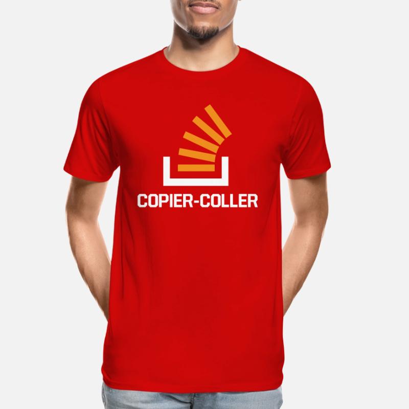 Copier Coller Programmer Software Developer Nerd G Männer Premium Bio T-Shirt