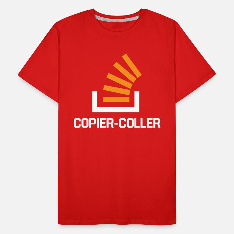 Copier Coller Programmer Software Developer Nerd G Männer Premium Bio T-Shirt