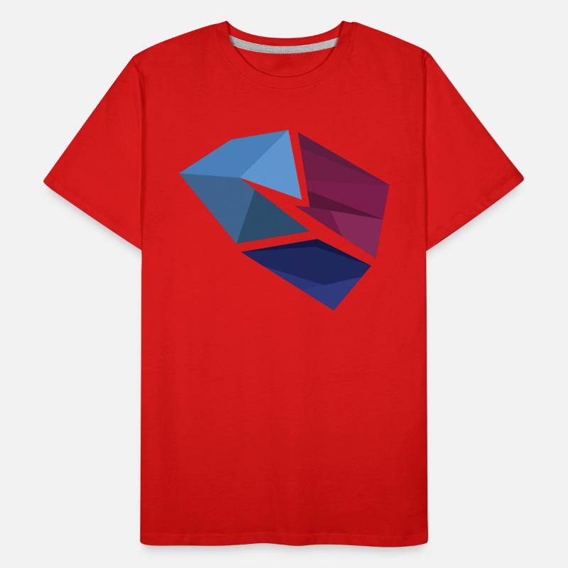 Blue flash Männer Premium Bio T-Shirt