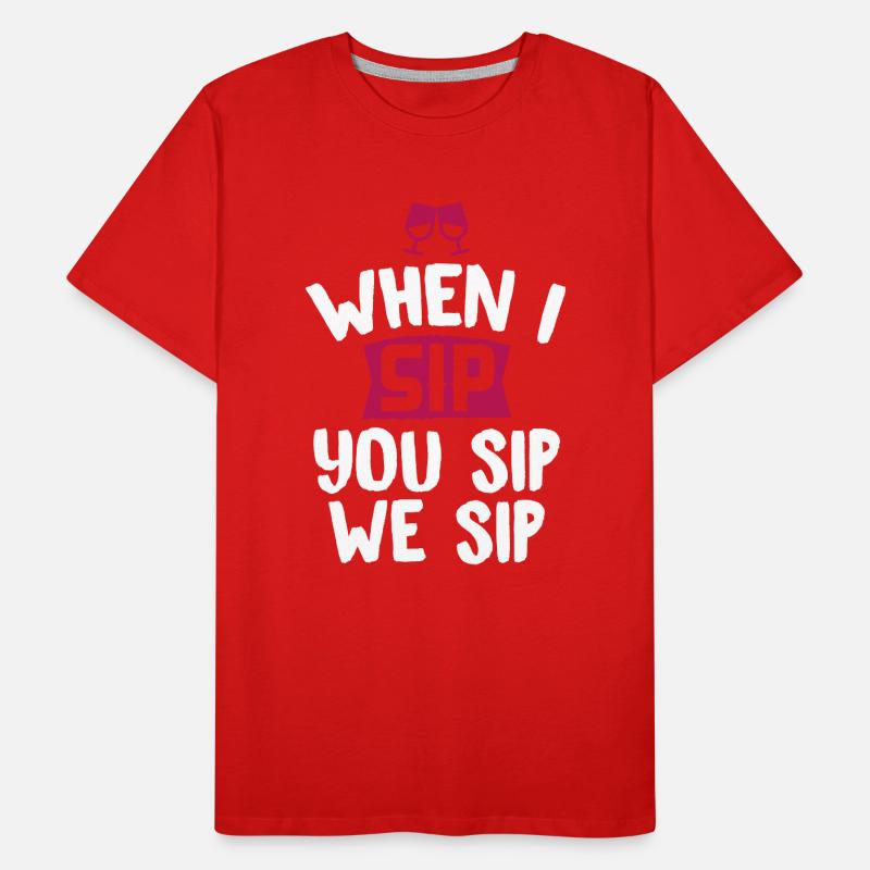 drinking Men's Premium Organic T-Shirt