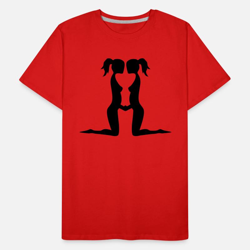 Sternzeichen Zwillinge Männer Premium Bio T-Shirt