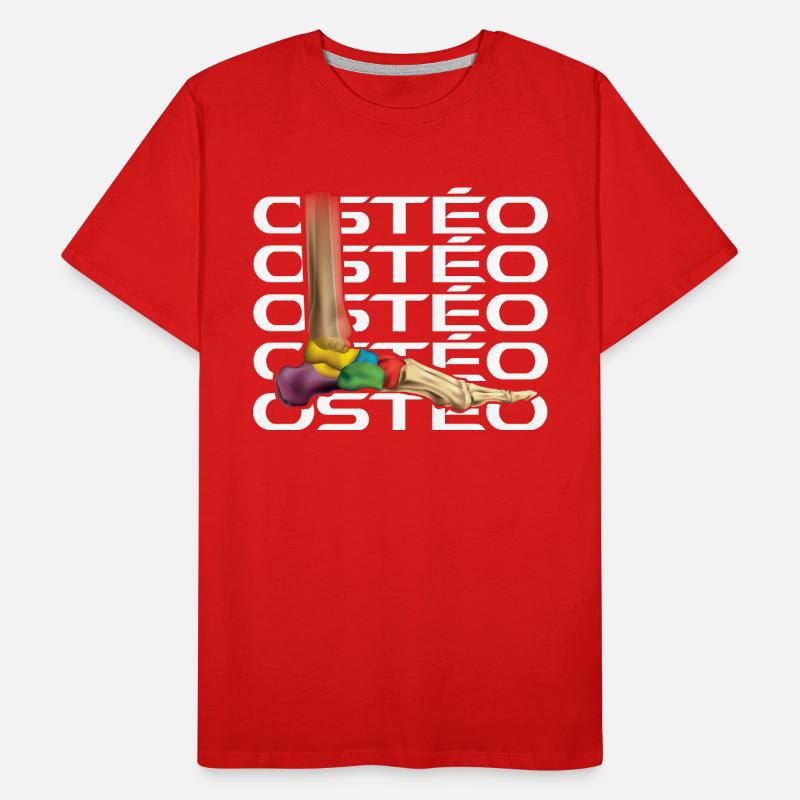 Osteo - Osteopath Geschenk Osteopathie Osteo Männer Premium Bio T-Shirt