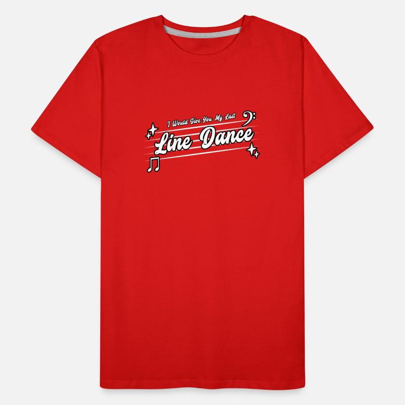 Romantic Line Dance Männer Premium Bio T-Shirt