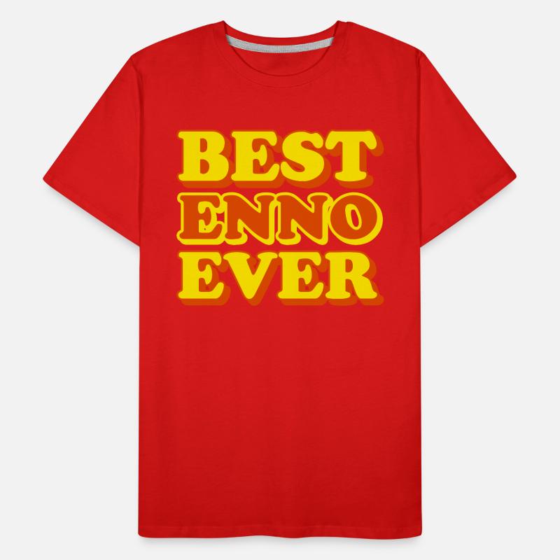 Enno First Name Funny Gift Men's Premium Organic T-Shirt