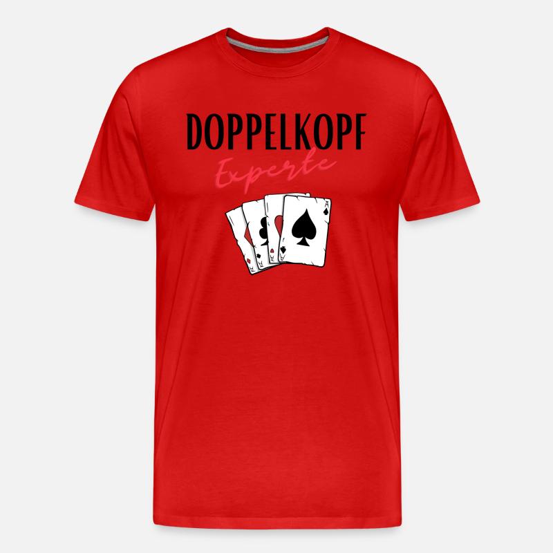 Doppelkopf Experte - Männer Premium Bio T-Shirt - undefined