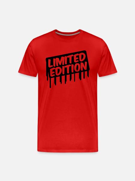 Limited Edition - Men's Premium Organic T-Shirt - red