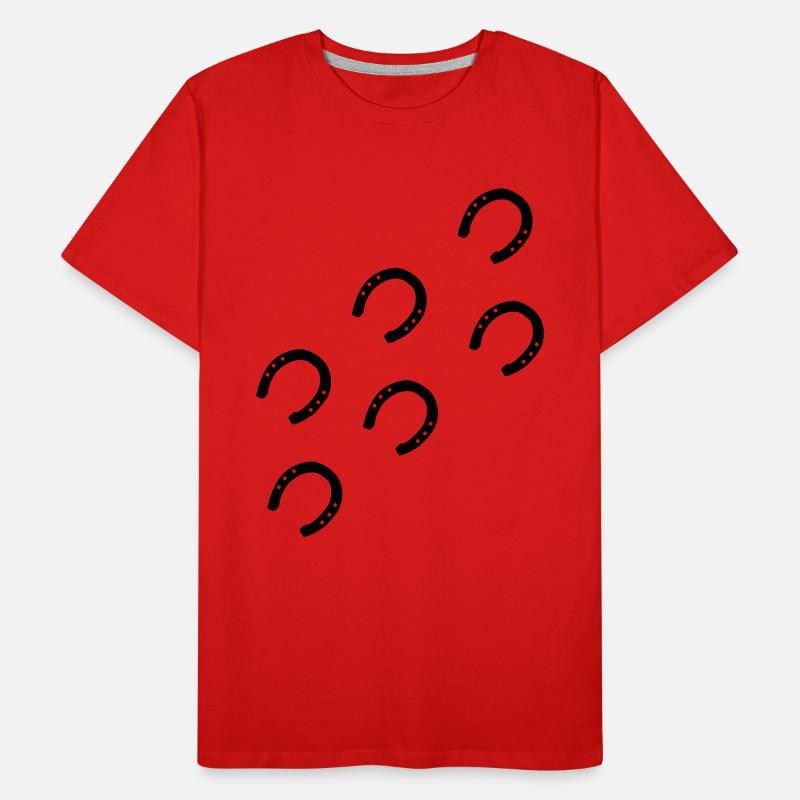 Pferd Männer Premium Bio T-Shirt