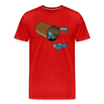 Doc2 - T-shirt bio Premium Homme - rouge - Devant - Damien (186cm)