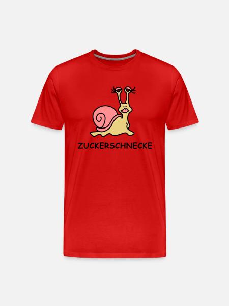Zuckerschnecke - Men's Premium Organic T-Shirt - red