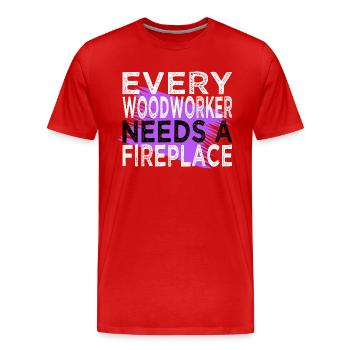 apprentice sabrina carpenter tshirts - Men's Premium Organic T-Shirt - red - Front - Damien (186cm)