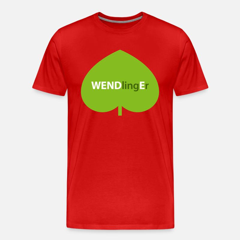 WENDlingEr - Männer Premium Bio T-Shirt - Rot