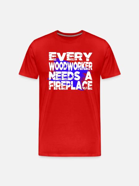 carpenter jokes carpenter quotes tshirts - Men's Premium Organic T-Shirt - red